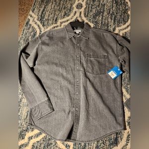 Arizona faded black button down
